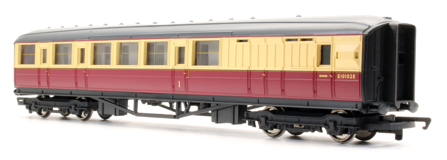 R4190 Pre-Owned BR Crimson & Cream Gresley Brake Coach 'E10102E'