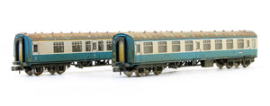 Pre-Owned BR Mk1 Coach Pack 'Works Test Train' BR Blue & Grey Weathered