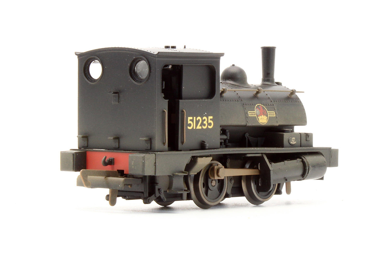 Pre-Owned R2453A BR Black 0-4-0 Pug '51235' Steam Locomotive - Weathered Edition