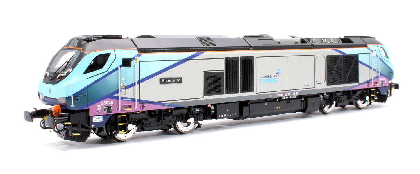 Class 68 "Enterprise" 68026 Transpenine Express Diesel Locomotive - Sound Fitted