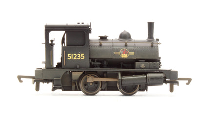 Pre-Owned R2453A BR Black 0-4-0 Pug '51235' Steam Locomotive - Weathered Edition