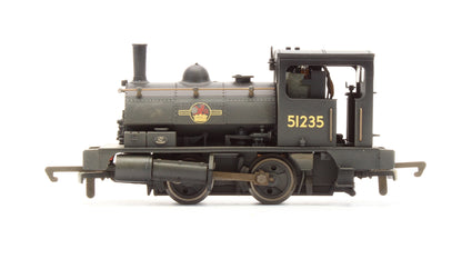 Pre-Owned R2453A BR Black 0-4-0 Pug '51235' Steam Locomotive - Weathered Edition