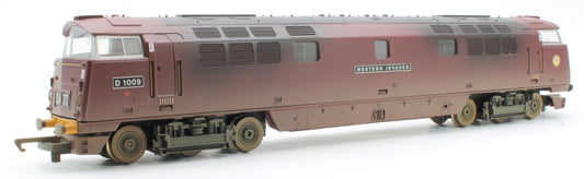 Pre-Owned Class 52 D1009 Western Invader Diesel Locomotive - Weathered - DCC Fitted