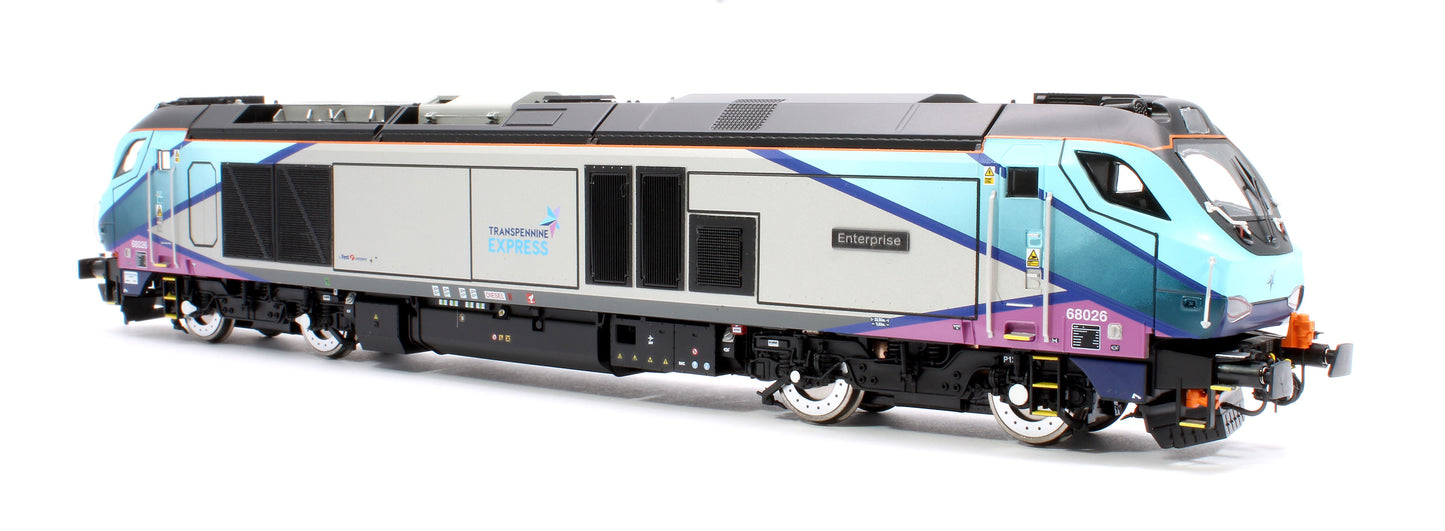 Class 68 "Enterprise" 68026 Transpenine Express Diesel Locomotive - DCC Fitted