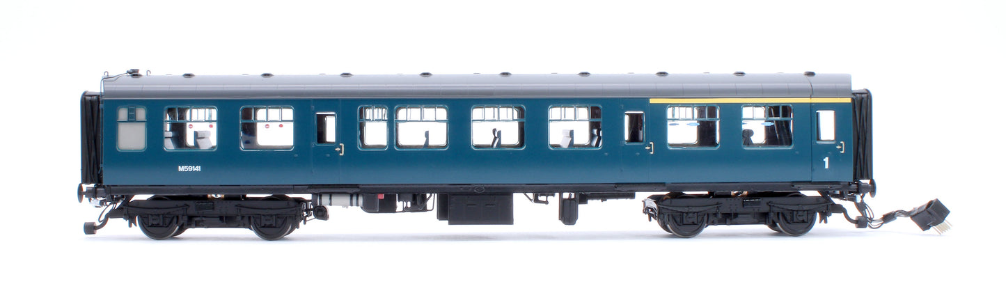 Pre-Owned 1453 Class 104 3 Car DMU M50436/M59141/M50488 BR Blue (Full Yellow Ends / Headcode Panel)