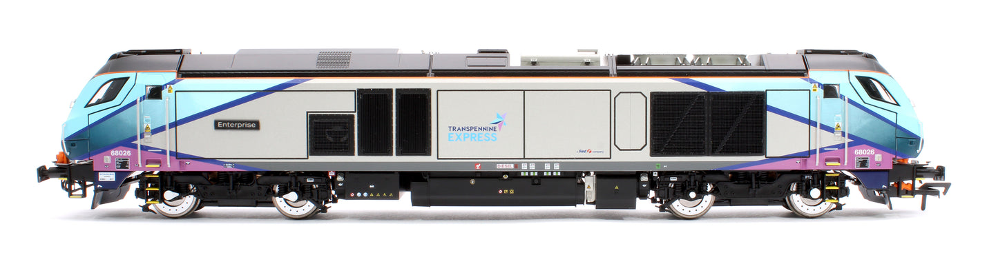 Class 68 "Enterprise" 68026 Transpenine Express Diesel Locomotive - DCC Fitted