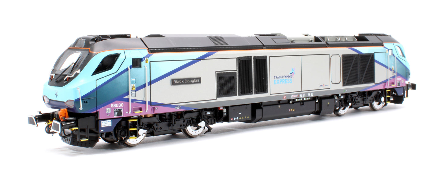 Class 68 "Black Douglas" 68030 Transpenine Express Diesel Locomotive - Sound Fitted