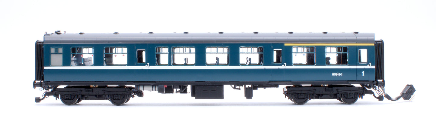 Class 104 3 Car DMU M50472/M59180/M50524 BR Blue Blackpool