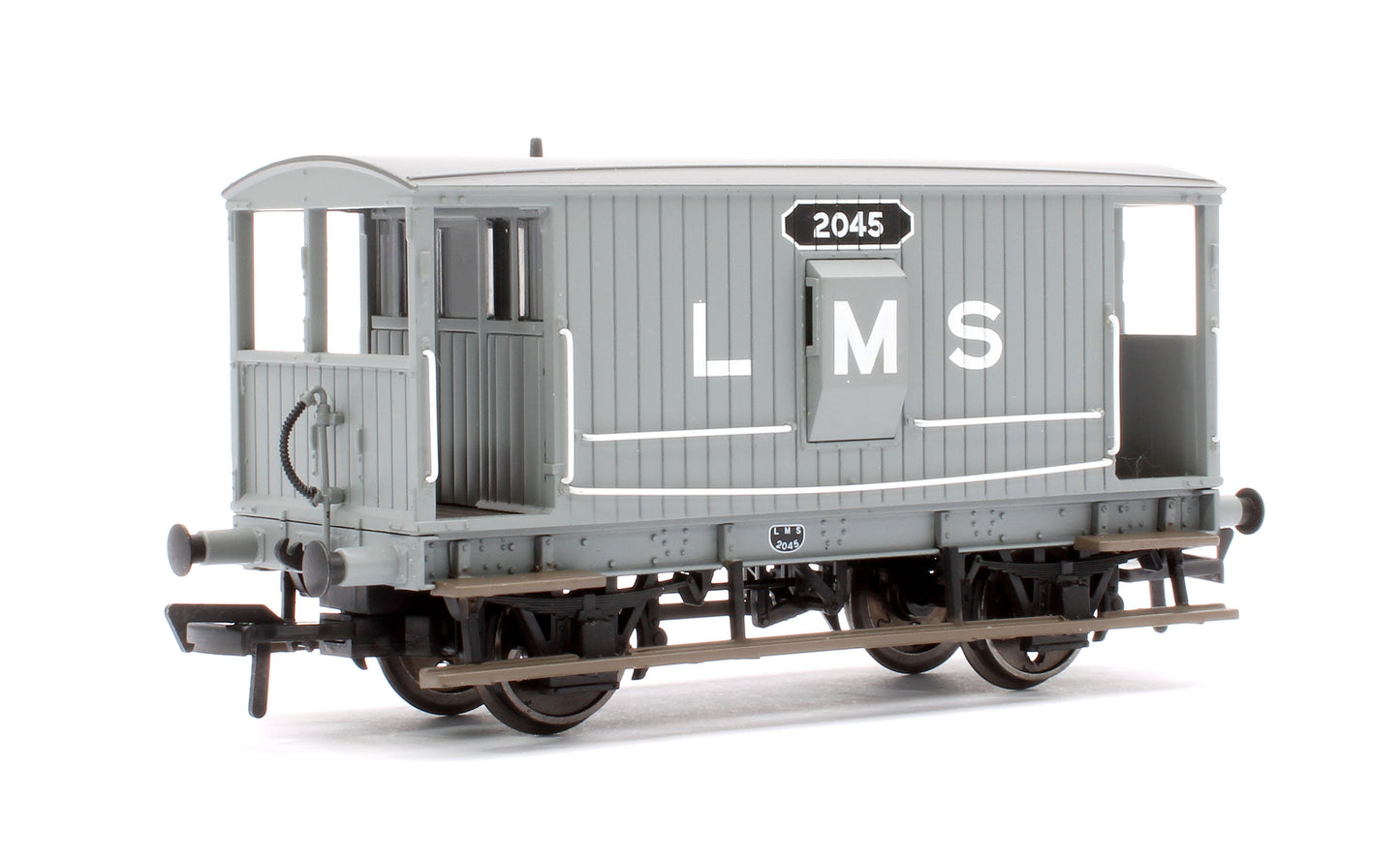Pre-Owned 38-552 20T Midland Brake Van LMS Grey (With Duckets)