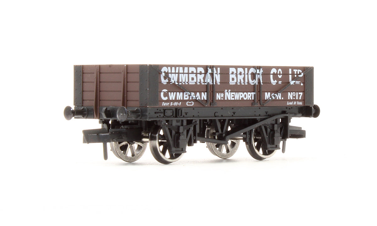 4F-040-011 Pre-Owned 'Cwmbran Brick' 4 Plank Wagon No.17