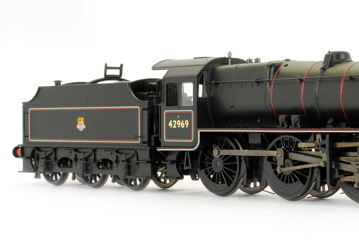 Pre-Owned Stanier Mogul 42969 BR Lined Black Early Emblem Steam Locomotive