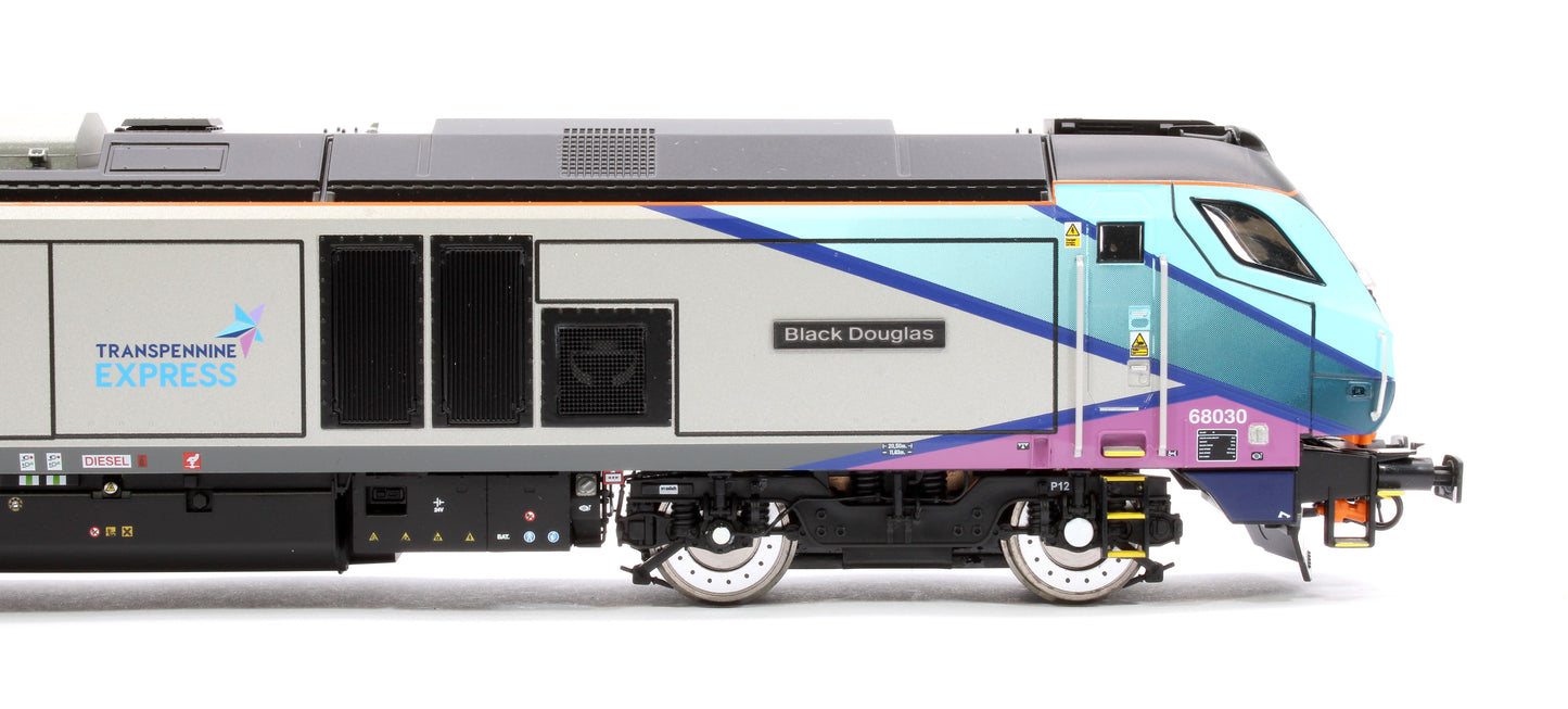 Pre-Owned Class 68 "Black Douglas" 68030 Transpenine Express Diesel Locomotive