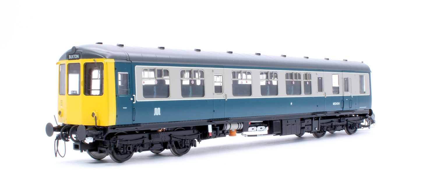 Class 104 3 Car DMU BX487 M53424/M59207/M53434 BR Blue/Grey