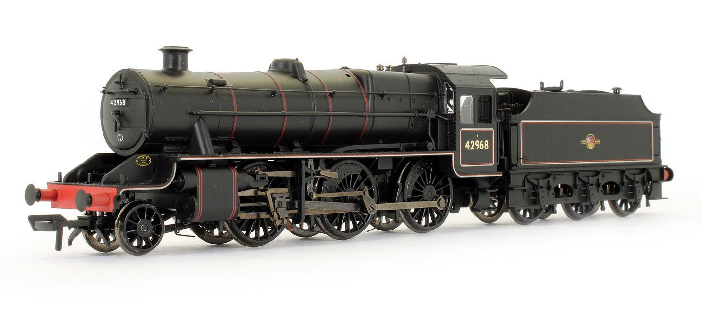 Pre-Owned Stanier Mogul 42968 BR Lined Black Late Crest Steam Locomotive