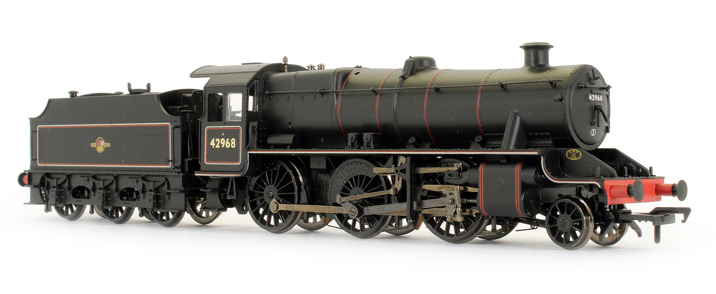 Pre-Owned Stanier Mogul 42968 BR Lined Black Late Crest Steam Locomotive