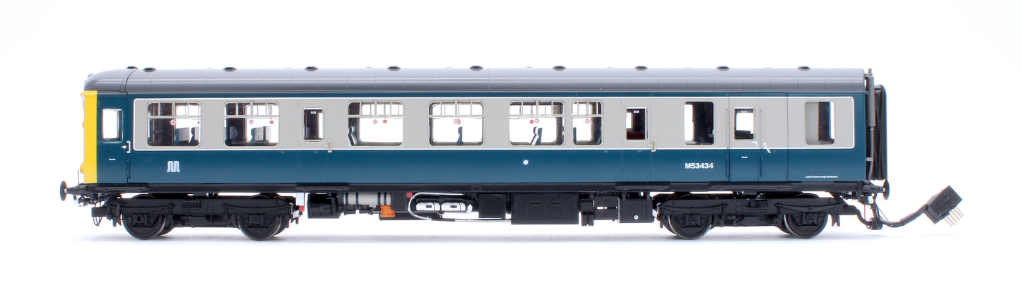 Class 104 3 Car DMU BX487 M53424/M59207/M53434 BR Blue/Grey