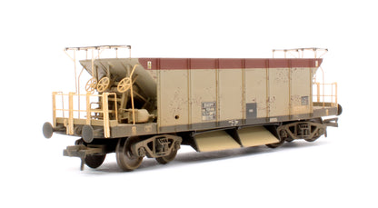 Pre-Owned 40T YGB Seacow Bogie Hopper Wagon EWS Grey & Maroon (KMRC Exclusive) No.DB982790 - Weathered