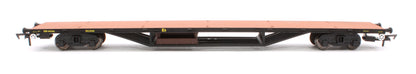 Pre-Owned Engineers Black 62ft Salmon Bogie Flat Wagon 'DB996306'