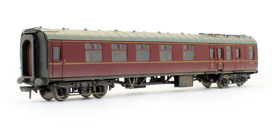 Pre-Owned BR Maroon MK1 Brake Composite Corridor BCK Coach 'E21011' (Weathered)