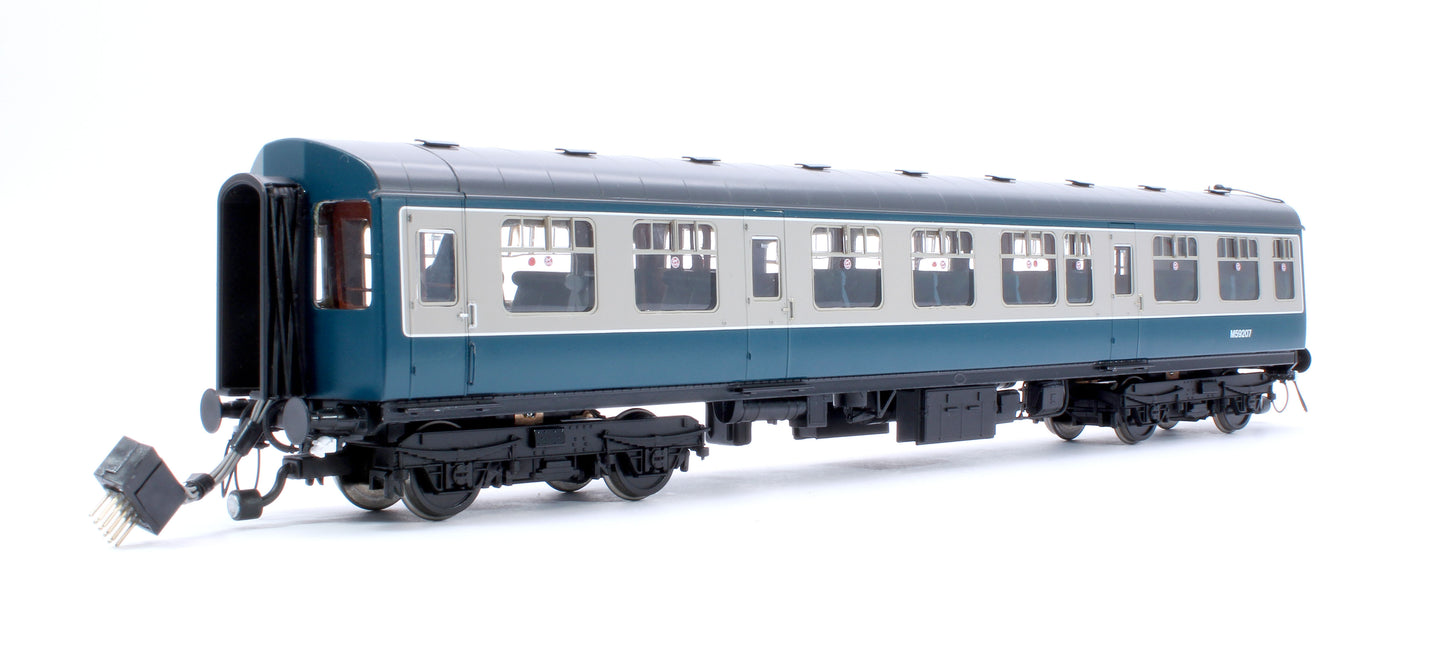 Class 104 3 Car DMU BX487 M53424/M59207/M53434 BR Blue/Grey
