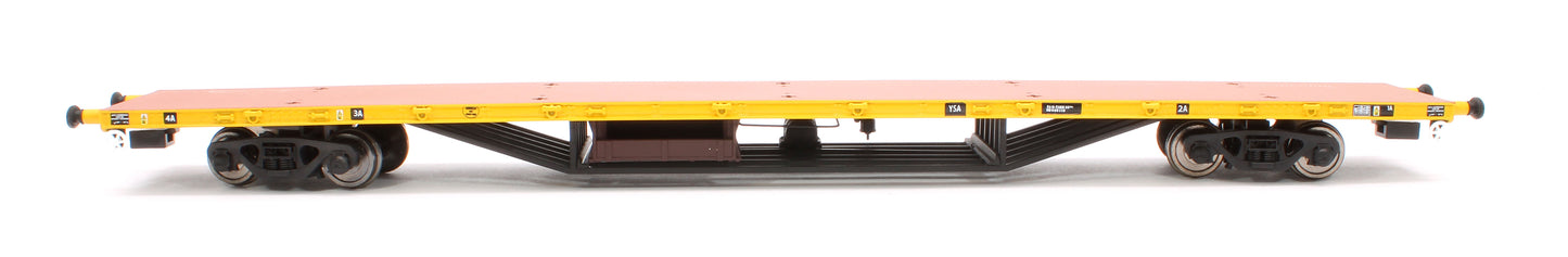 Pre-Owned SA015 BR Engineers Yellow 62ft ASF Salmon Bogie Flat Wagon 'DB996110'
