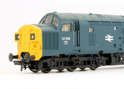Pre-Owned Class 37/0 BR Blue Split Headcode 37038 Diesel Locomotive - DCC Fitted