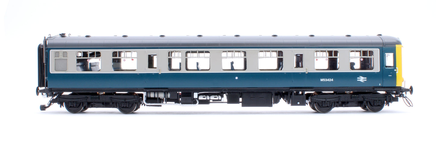 Class 104 3 Car DMU BX487 M53424/M59207/M53434 BR Blue/Grey