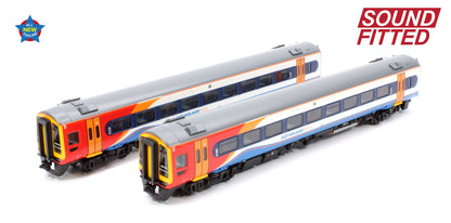 Class 158 2-Car DMU 158773 East Midlands Trains - DCC Sound