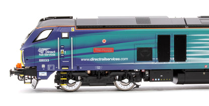 Class 68 "The Poppy" 68033 DRS Compass with Poppy Diesel Locomotive - Sound Fitted