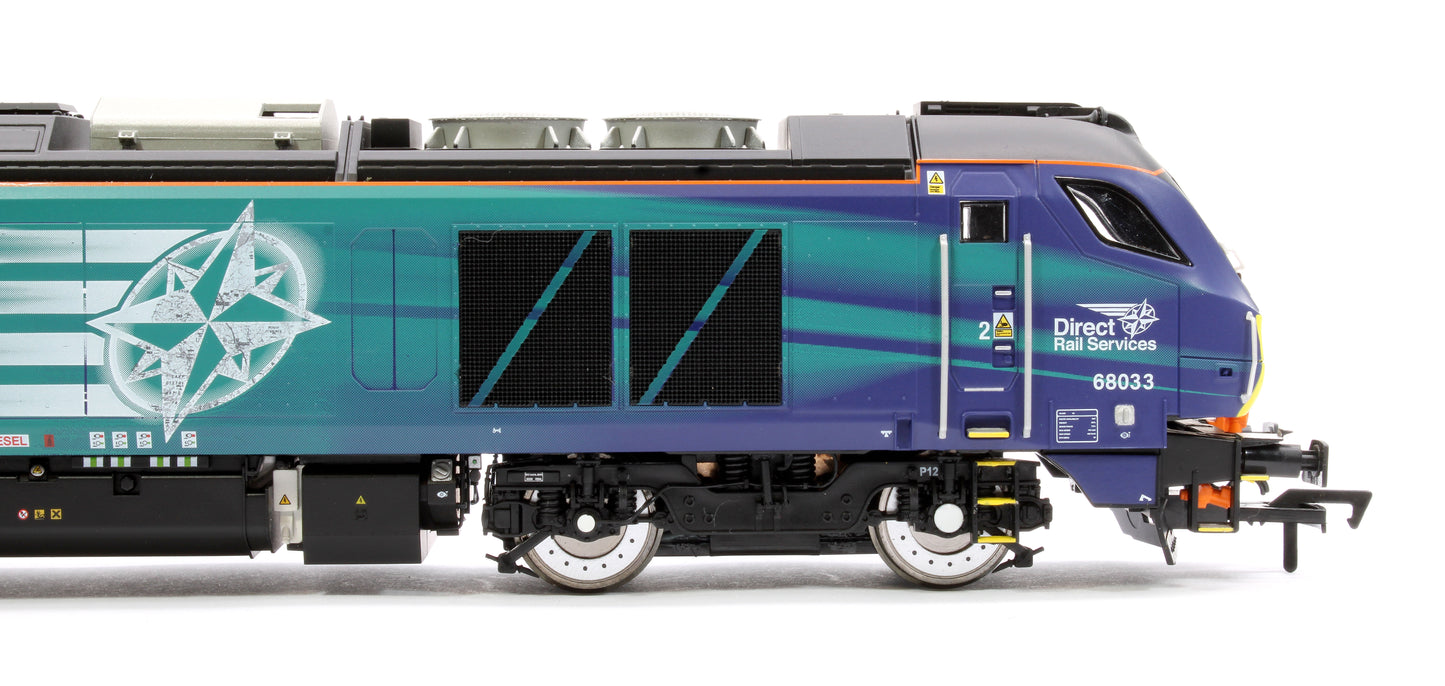 Class 68 "The Poppy" 68033 DRS Compass with Poppy Diesel Locomotive - DCC Fitted