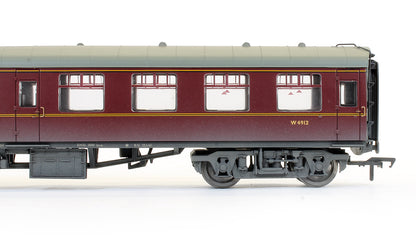 Pre-Owned BR Maroon MK1 Brake Second Open SO Coach 'W4912' (Weathered)