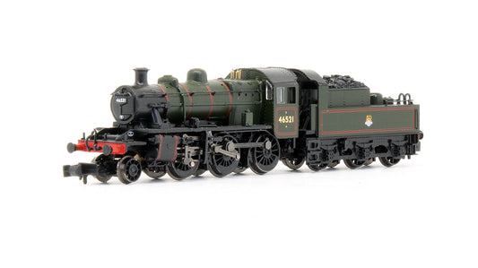 Pre-Owned LMS Ivatt Class 2MT 2-6-0 46521 BR Lined Green Early Emblem Steam Locomotive