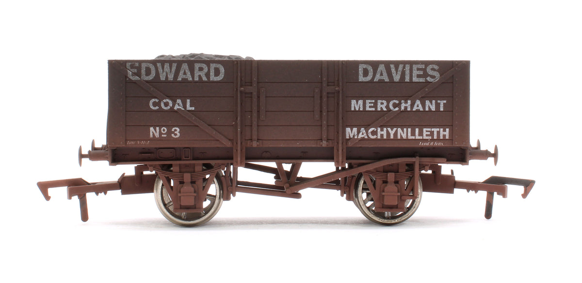 Pre-Owned 5 Plank Open Wagon No.3 'Edward Davies Coal Merchant' - Weathered (Limited Edition for West Wales Wagon Works)
