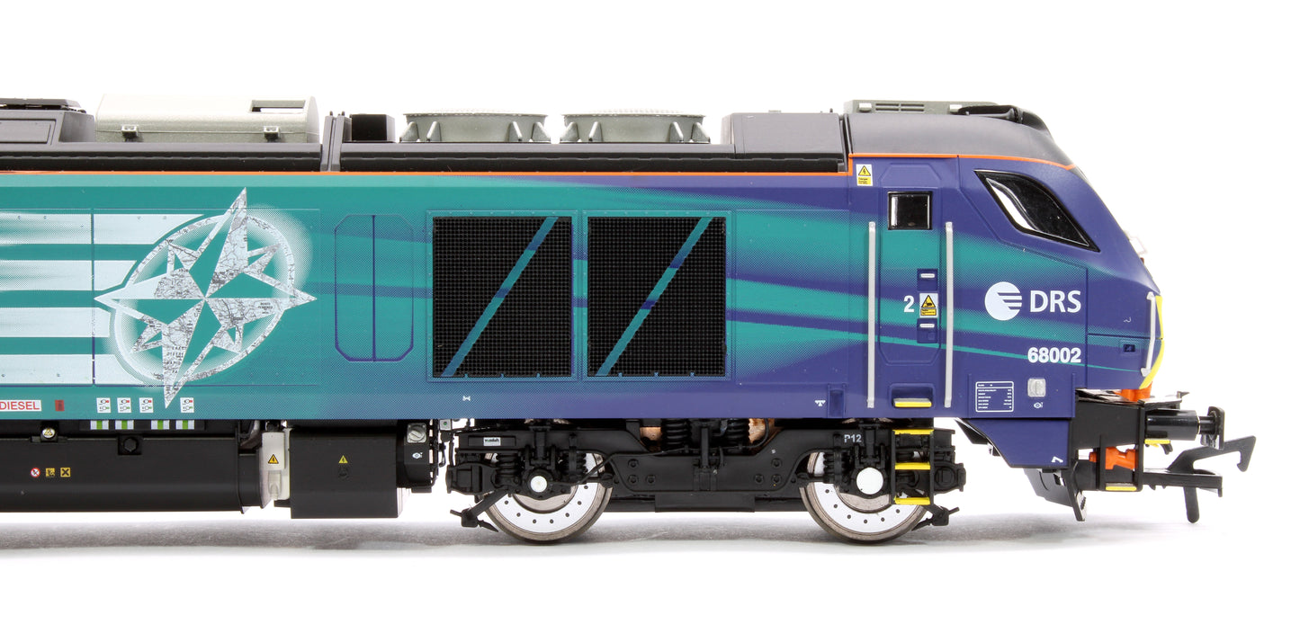 Class 68 "Intrepid" 68002 Compass New DRS Logo Diesel Locomotive - DCC Fitted