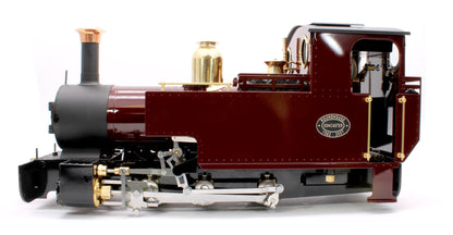 0-6-0 'Silver Lady' Fairlie Engine Maroon (Radio Control, Uninsulated Wheels) Steam Locomotive