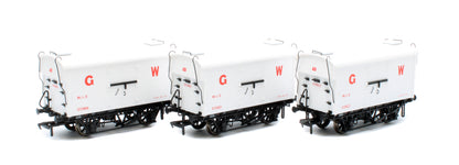 KRM-MICA-OO-B GWR ‘Mica B’ Refrigerated Meat Van - Didcot Preserved Wagons - Pack of 3