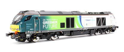 Class 68 68014 Chiltern Green Bio Fuel Livery Diesel Locomotive