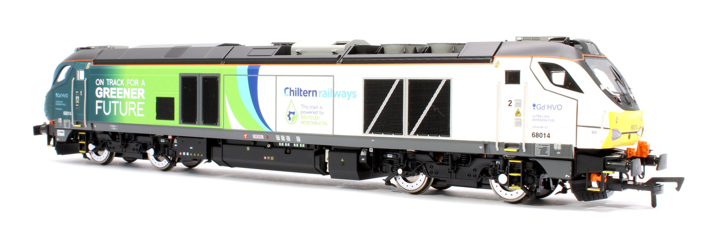 Class 68 68014 Chiltern Green Bio Fuel Livery Diesel Locomotive - DCC Fitted