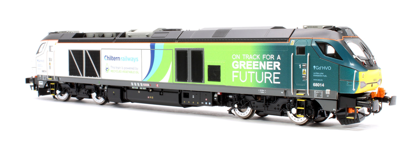 Class 68 68014 Chiltern Green Bio Fuel Livery Diesel Locomotive