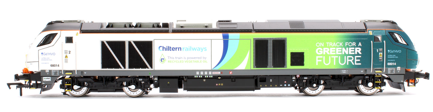 Class 68 68014 Chiltern Green Bio Fuel Livery Diesel Locomotive - Sound Fitted