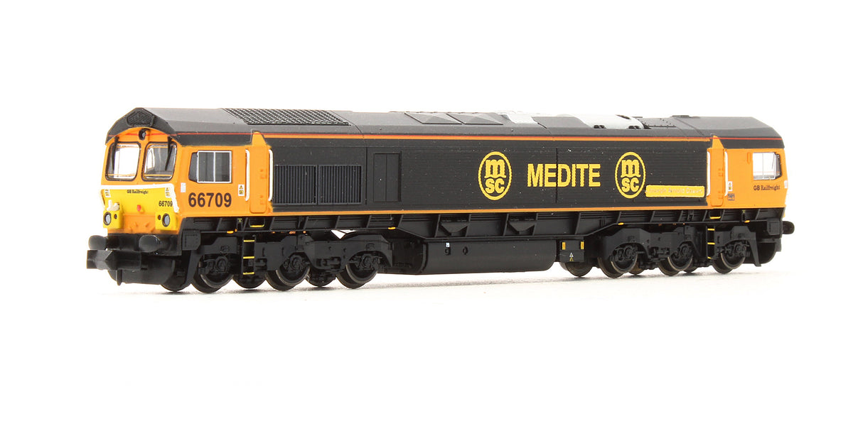 Pre-Owned Class 66709 GBRf Medite 'Joseph Arnold Davies' Diesel Locomotive