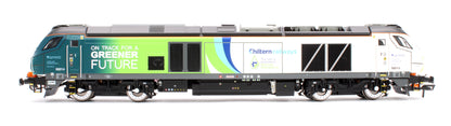 Class 68 68014 Chiltern Green Bio Fuel Livery Diesel Locomotive - DCC Fitted