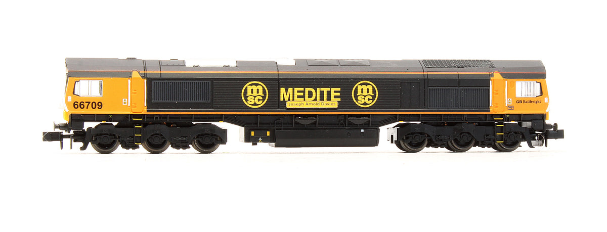 Pre-Owned Class 66709 GBRf Medite 'Joseph Arnold Davies' Diesel Locomotive