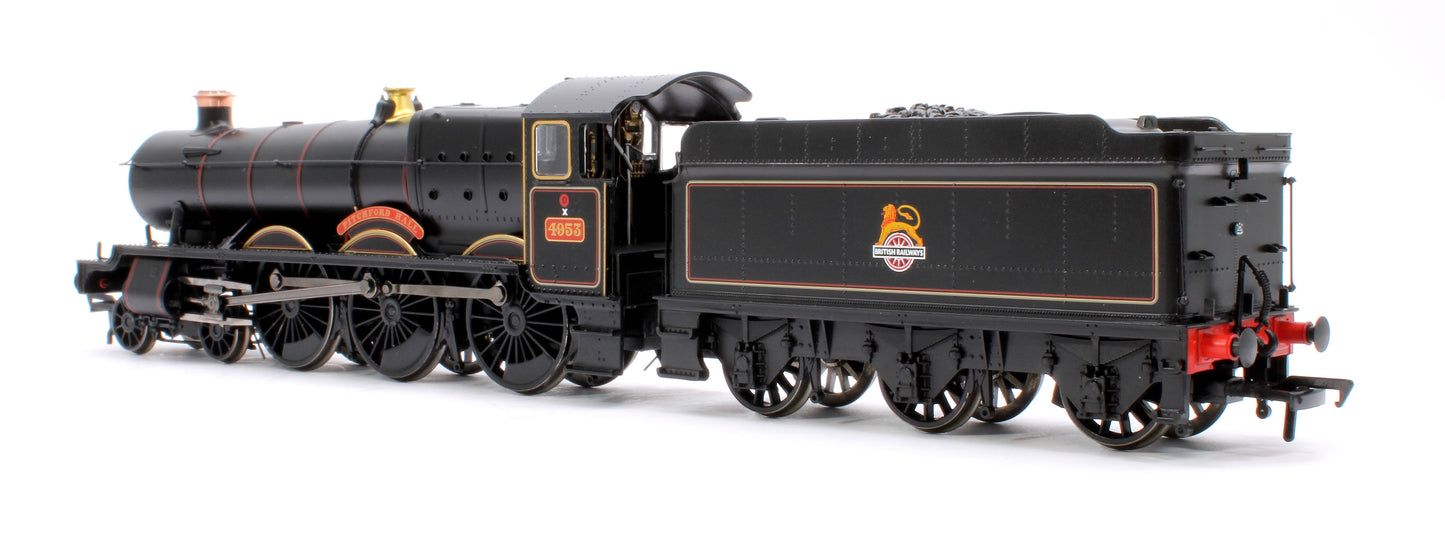 GWR 49XX 'Hall' 4953 'Pitchford Hall' BR Lined Black (Early Emblem) Steam Locomotive