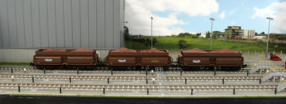 KRM-CON-OO-3G Set of 3 Consett Iron Ore Wagons - Pack G (With Load)