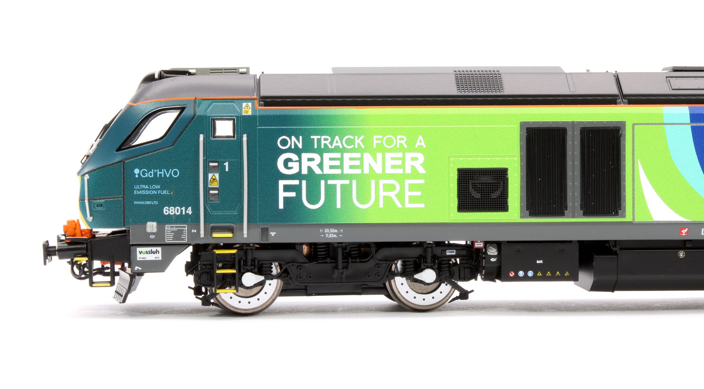 Class 68 68014 Chiltern Green Bio Fuel Livery Diesel Locomotive - Sound Fitted