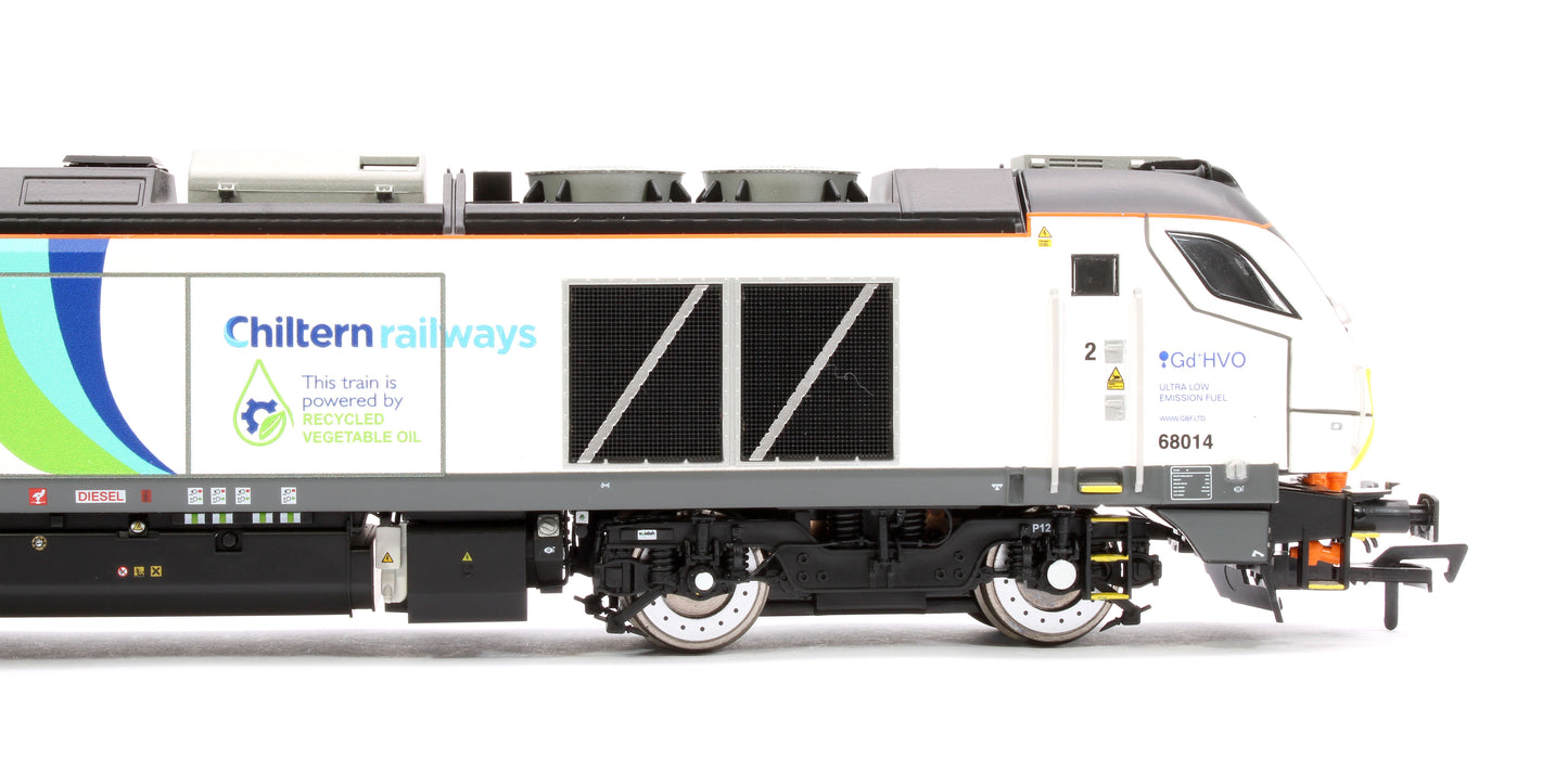 Class 68 68014 Chiltern Green Bio Fuel Livery Diesel Locomotive - DCC Fitted