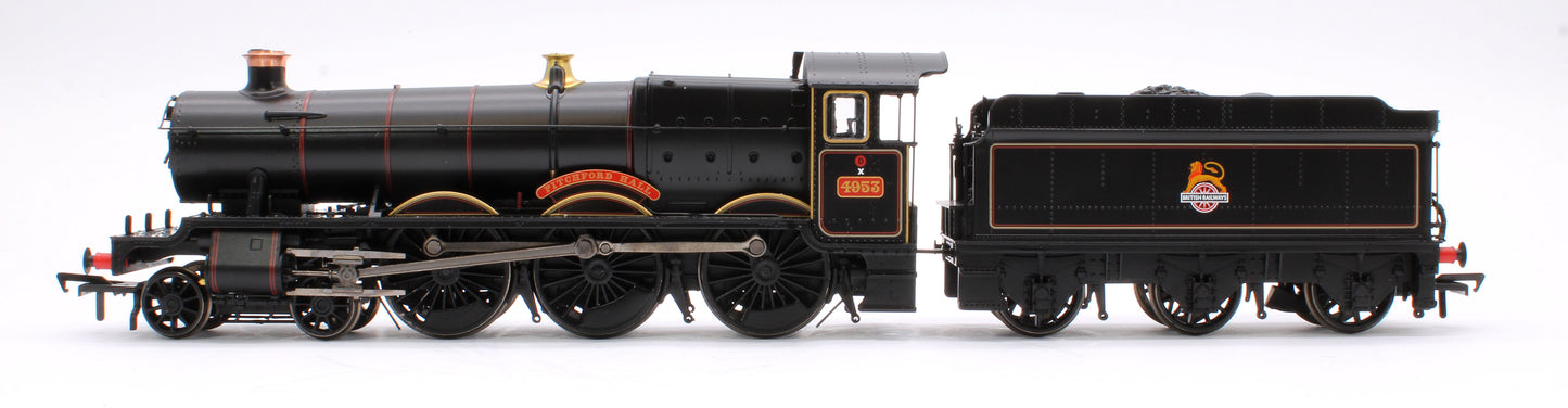 GWR 49XX 'Hall' 4953 'Pitchford Hall' BR Lined Black (Early Emblem) Steam Locomotive