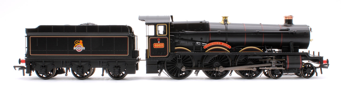 Pre-Owned 32-002B GWR 49XX 'Hall' 4953 'Pitchford Hall' BR Lined Black (Early Emblem) Steam Locomotive