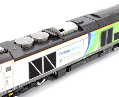 Class 68 68014 Chiltern Green Bio Fuel Livery Diesel Locomotive